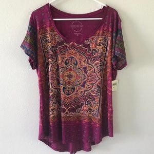 Maroon Lucky Brand Shirt